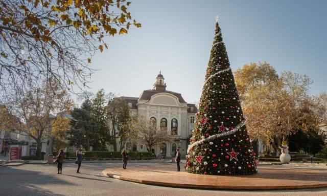Грейва Коледното дърво в Пловдив